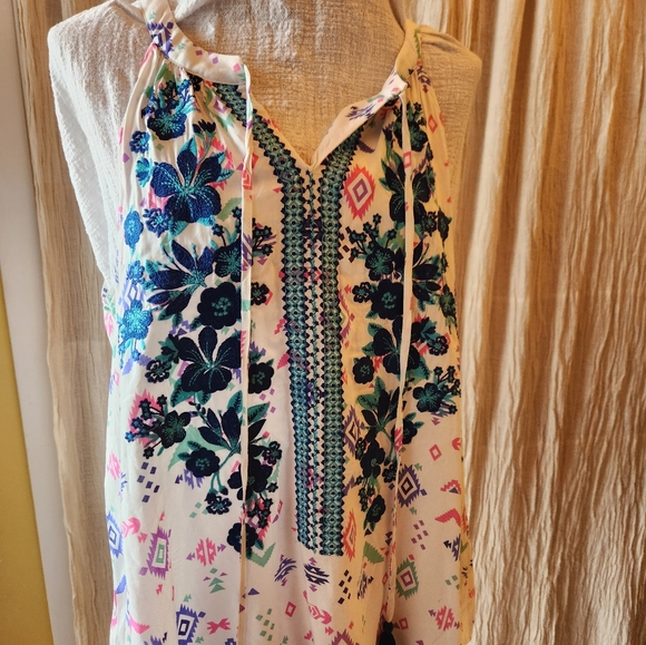 Savannah jane embroidered boho sleeveless top. XL - Picture 3 of 4